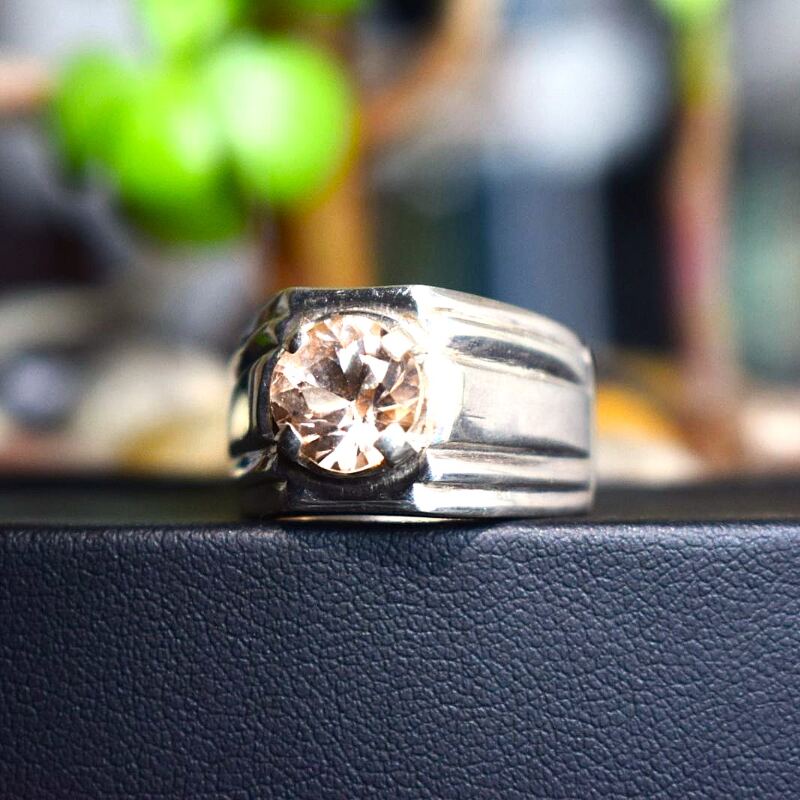 Topaz Ring for man(1)