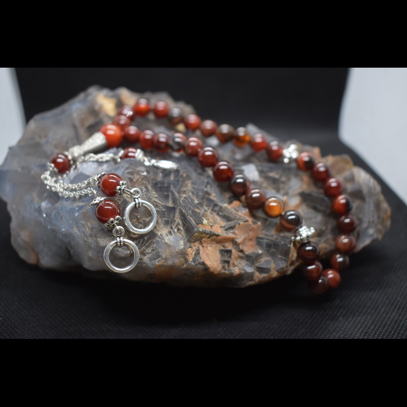 Sulaimani Agate(Aqeeq) tasbeeh