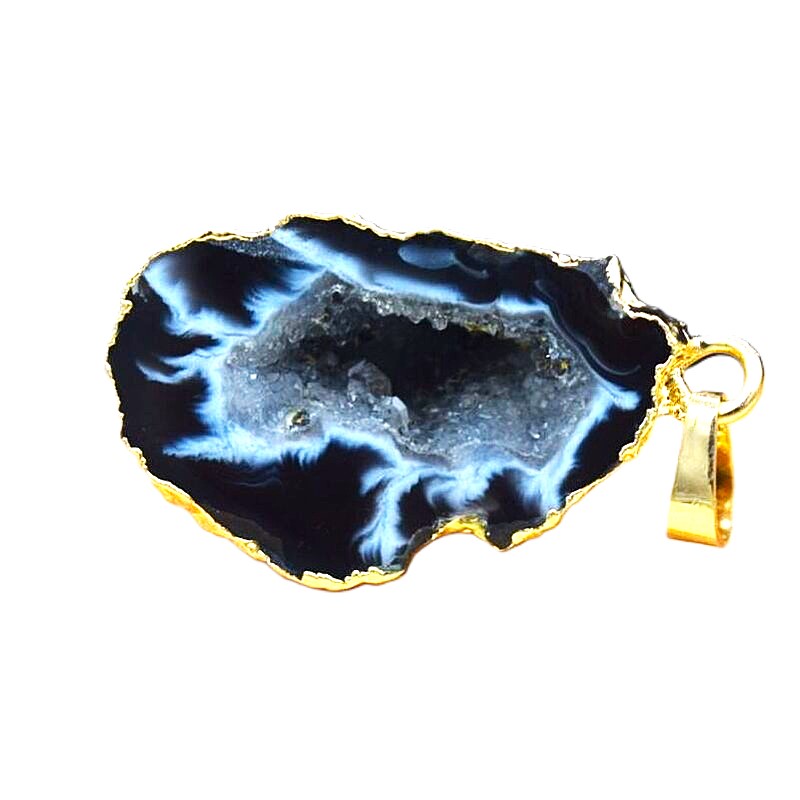 Agate Geode Pendant4