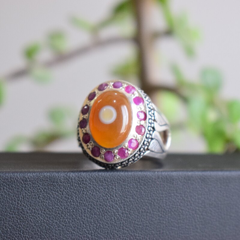 Eye Agate Aqeeq Ring1