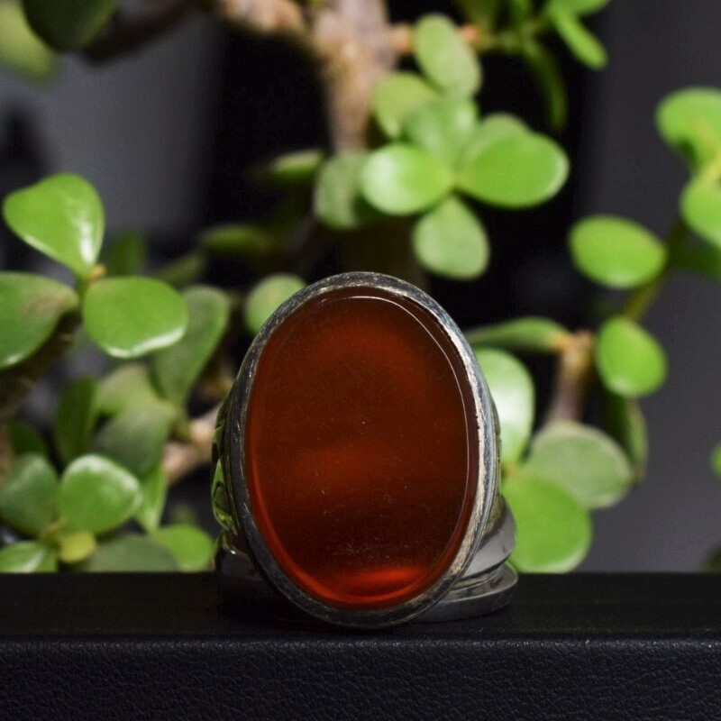 Carnelian Agate Yemni Aqeeq Ring1 (2)
