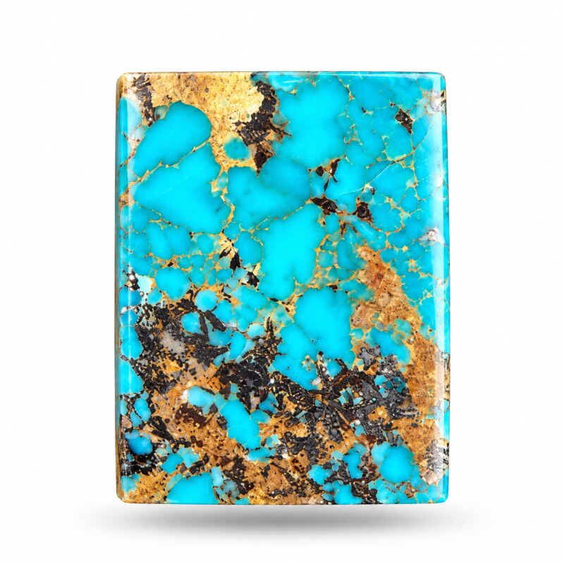 Feroza Turquoise Gemstone 34.5 Ct Natural Gems
