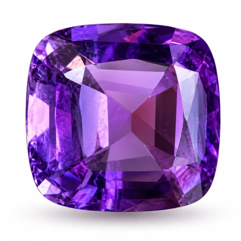 Natural Amethyst Gemstone 5.68Ct