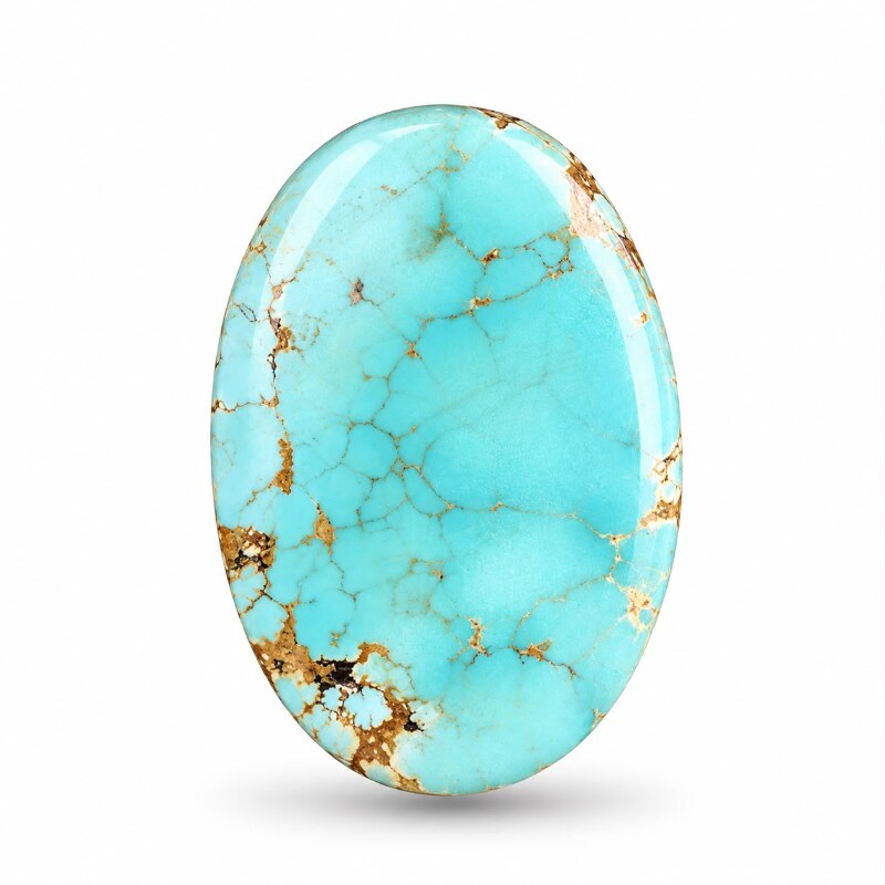Natural Turquoise Feroza 18 Ct Gemstone