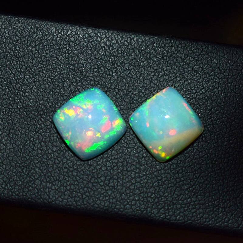 Natural White Opal Pair(5.50)