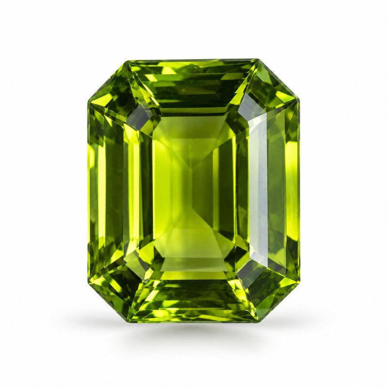 Natural Peridot Gemstone 5.2 Ct