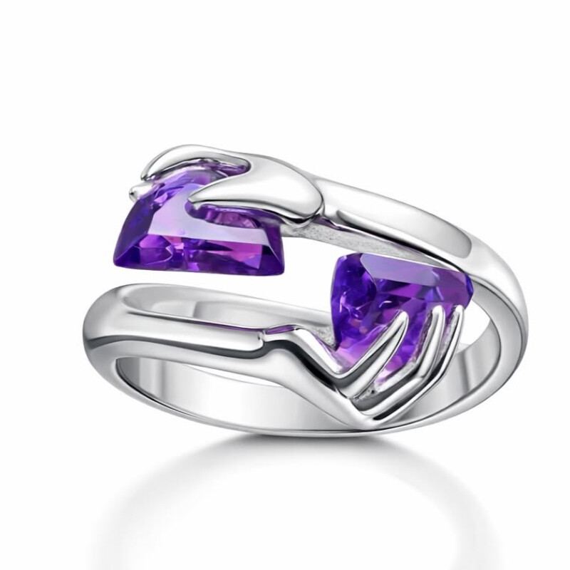 Natural Amethyst Ring