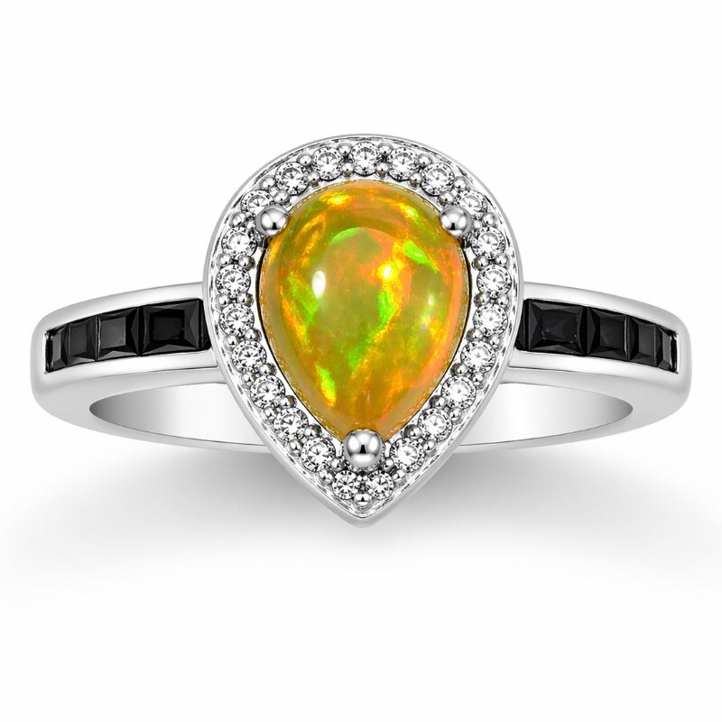 Natural Opal Ring for Woman15