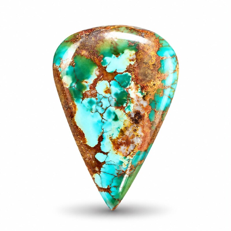 Natural Turquoise Gemstone Feroza14.4 Ct