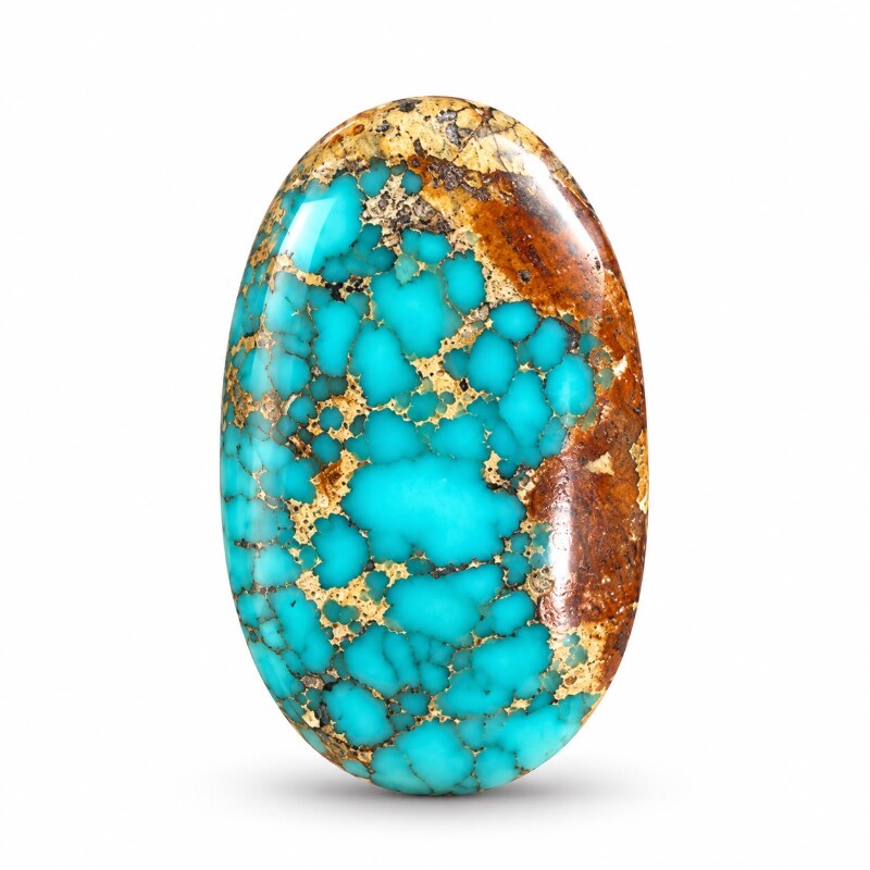 Natural Turquoise Gemstone Feroza 14.6 Ct